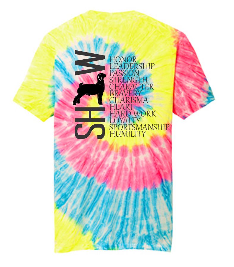 4H - GOATS - TIE DYE TSHIRT - ADULT AND YOUTH – Lakeside